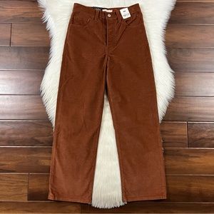 Levi's Size 25 Tortoise Shell Ribcage Straight Ankle Jeans